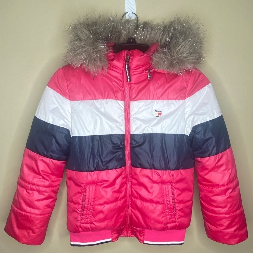 Big Girl Tommy Hilfiger Puffer Coat